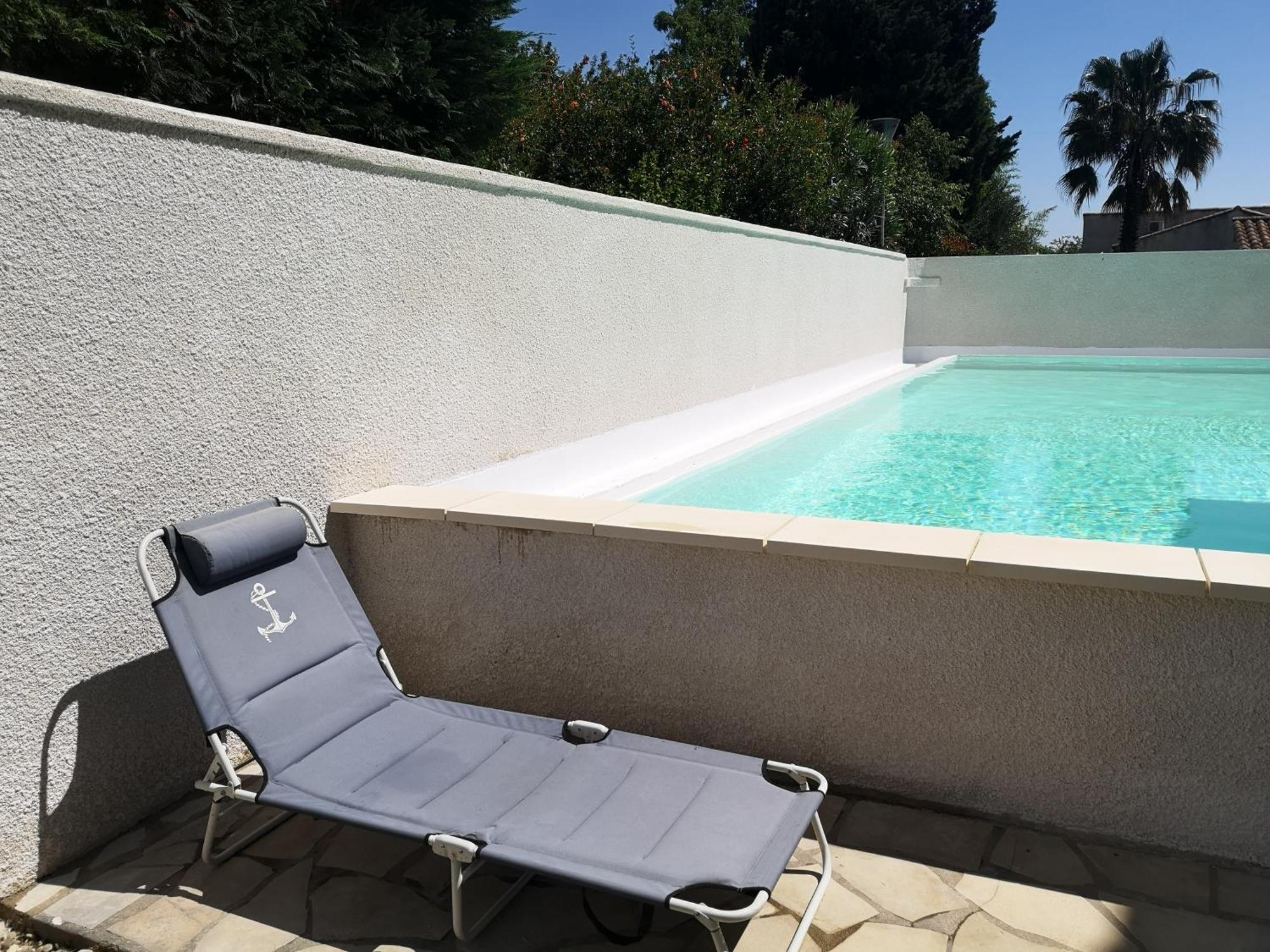 Appartement Dans Villa Avec Piscine Et Jardin マルグリット エクステリア 写真